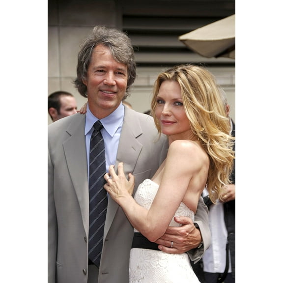 David E. Kelley Michelle Pfeiffer At The Induction Ceremony For Star On The Hollywood Walk Of Fame For Michelle