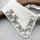 thumbnail image 3 of Cuello Falso Blanco Elegante y Desmontable con Piedras de Cristal para Blusas de Mujeres, 3 of 5