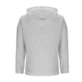 thumbnail image 7 of Sahpxhe Cardigan Sweaters for Women Hooded Long Sleeve Button Front Loose Outwear Casual Soft Vintage Knit Sweaters Tops Gray L, 7 of 7