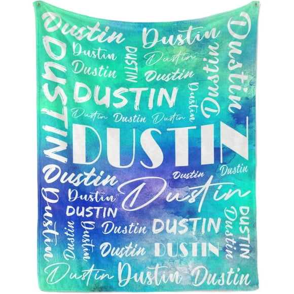 Personalized Name Blankets and Throws - Custom Blanket with Name for Kids Adult - Customized Name Blankets Gifts for Women Men