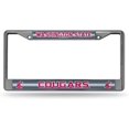 thumbnail image 1 of shiyou-NCAA Bling Chrome License Plate Frame, 1 of 4