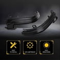 thumbnail image 5 of Dynamic LED Side Mirror Turn Signal Lamp Light for 1 2 3 4 Series F20 F22 F30 63137280771, 63137280772, 5 of 5