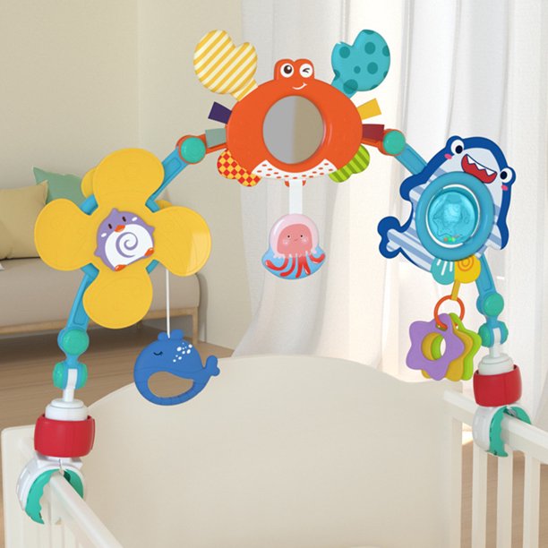 Cochecito Asiento De Coche Juguetes Juguetes de asiento de coche para cochecito, juguetes de actividad de moisés sin BPA, los mejores regalos para niños y niñas