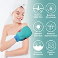 thumbnail image 2 of Exfoliating Glove, Shower Scrub Gloves, Bath Body Exfoliator Mitt Dead Skin Remover Exfoliation for All Skin Types, 2 Pack Green, 2 of 7