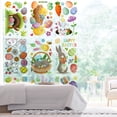 thumbnail image 2 of Easter Glass Sticker Decal Set 9pcs Spring Holiday Decorations Room Home Kitchen Decor Removable Window Wall Door Decorations For Easter Decor Party Supplies, 2 of 5