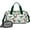Green Dinosaurs Christmas, variant on Women Men Gym Bag,Green Dinosaurs ChristmasTrees Socks Pattern Small Duffle Bag Spend the Night Bags for Women with Shoes Compartment Washbag,Detachable Shoulder Strap,19.7x8.3x11 Inches