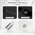 thumbnail image 6 of FFZ Goodyo 24" Wall Mounted Bathroom Vanity With Sink Floating Bathroom Cabinet Sink Combo, Soft-Close System, 2 Extra Big Drawers, Black, 6 of 6
