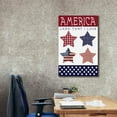 thumbnail image 3 of Epic Graffiti 'Stars of America' by Cindy Jacobs, Giclee Canvas Wall Art, 26"x40", 3 of 8