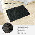 thumbnail image 4 of Evideco Anthracite Gray Chloe Polypropylene Door Mat 24x16 Inches - Weather Resistant - Outdoor - Front Door Mat for Entryway, Porch, Patio, 4 of 6