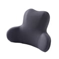 thumbnail image 4 of Soporte lumbar almohada respaldo para regalos de conducción ergonómico Oficina respaldo soporte cojín cintura cojín accesorios , Gris, 4 of 10