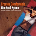 thumbnail image 5 of Squatz 6 Pcs. Thick Puzzle Exercise Mat,  for Gym Equipment and Cushion for Workouts (Red & Blue), 5 of 5