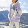 thumbnail image 2 of EnJoCho Girls Fa𝗎x F𝗎r Sher𝗉a Hooded Coat Zipper Fleec𝖾 Jacket Fall Winter Plush Fuzzy Warm Windproof Soft Outerwear Kids Thermal Water Resistant Parka, 2 of 7
