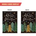 thumbnail image 5 of Newhomestyle Hello Winter Trees Snowflake Garden Flag Double Sided, Christmas Winter Seasonal Yard Outdoor Decoration 12x18 Inch, 5 of 7