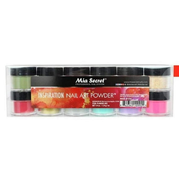 Mia Secret Nail Art Powder - Inspiration Collection (12 PC)…