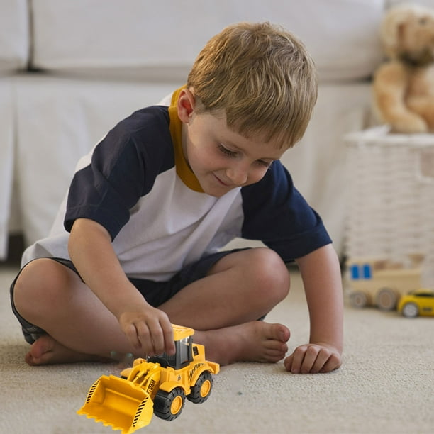 Fall Toy Car Resilience Engineering Car Set Excavator Bulldozer Digging Excavator Beach Car Toy