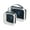 Game Graphic Capture, variant on Clear Makeup Bags with Handle Large Opening 2 Pack Set Toiletry Bag Quart Size Bag, for Women Man Traveling Travel Essentials, Toiletries and Other. Game Graphic Capture