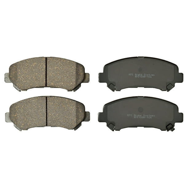Premium Ceramic Disc Brake Pad FRONT Set + Shims KFE QuietAdvanced Fits