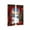 B, variant on Christmas Curtains, 2‑Panel Christmas Printed Window Curtains, Semi‑Transparent Polyester Holiday Curtain Set, Festive Decor Drapes for Bedroom Living Room Home Xmas Decoration, 23.6x59 inch