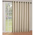 thumbnail image 2 of Gorgeous Home Linen Window Thermal Large Curtain for Sliding Door Blackout Panel for Patio & Hall Room Silver Grommets Taupe 1pc 100"x 84" Each, 2 of 5