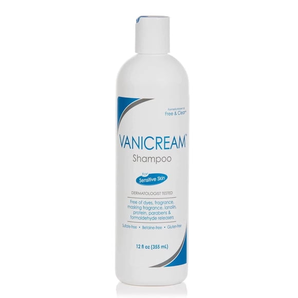 Pharmaceutical Specialties Free & Clear Shampoo for Sensitive Skin, 12 Ounce