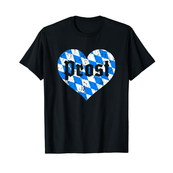 Prost Bavarian Heart Bayern Cute Oktoberfest Men Women Kids T-Shirt
