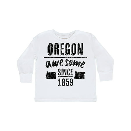 

Inktastic Oregon Awesome Since 1859 Gift Toddler Boy or Toddler Girl Long Sleeve T-Shirt