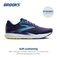 thumbnail image 3 of Brooks Men’s Ghost 16 Neutral Running Shoe - Blue/Bonnie Blue/Yellow - 8.5 Medium, 3 of 6