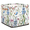 Multicolor 2, variant on CURLYOOT Cow Cube Storage Bin, 13 x 13 x 13 Storage Cube Bins for Organizing, Animal Cow Fabric Foldable Closet Baskets with Handles for Closet, Shelves, Clothes