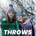 thumbnail image 2 of Cavailia Fuzzy Fleece Blankets King Size Throw Blankets For Sofa Bed & Couch,, 2 of 8