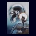 thumbnail image 2 of Mens Star Wars: The Mandalorian and Grogu Din Djarin and The Child Poster T Shirt, 2 of 5