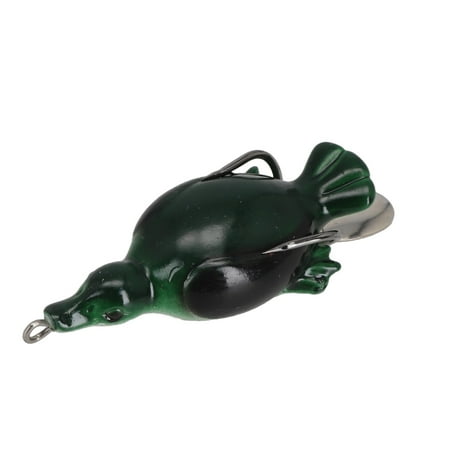6.5Cm/12.6G Duck Frog Lures Soft Baits Bass Fishing Floating Topwater 2# Color