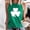 Green(New), variant on PNTUTB St. Patrick's Day Women's Fashion Print Casual Crew Neck Pullover Comfortable Sleeveless Tank Tops