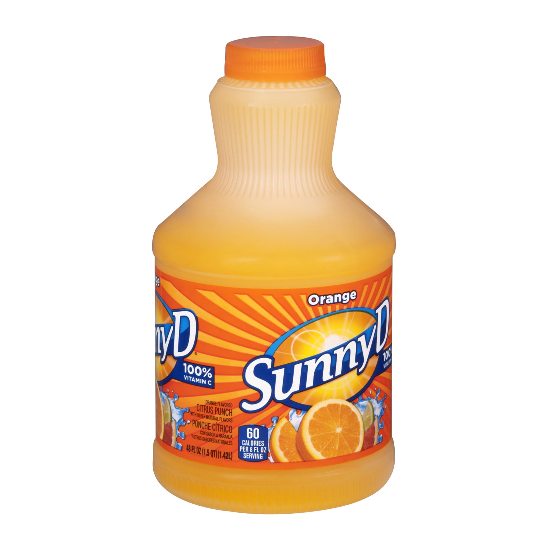 Sunny D Orange Flavored Citrus Punch, 48 Fl. Oz.