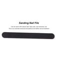 thumbnail image 2 of Ccdes Nail File,5pcs Sanding Nail File Double Sided Round Head Nail File Salon Nail Art Tool Black,Nail Art File, 2 of 8