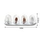 thumbnail image 2 of pstuiky Trituradora de hielo con manivela máquina trituradora de hielo para hacer bebidas rápidamente: hielo grueso raspado o chips finos conos de nieve o granizados, 2 of 6