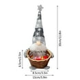 thumbnail image 3 of Home Essentials Christmas Decorations Candy Basket Faceless Rudolph Fruit Basket Children Gift Box Decoration, 3 of 3