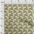 thumbnail image 1 of oneOone Georgette Viscose Fabric Leaves & Floral Block Decor Fabric Printed BTY 42 Inch Wide, 1 of 4