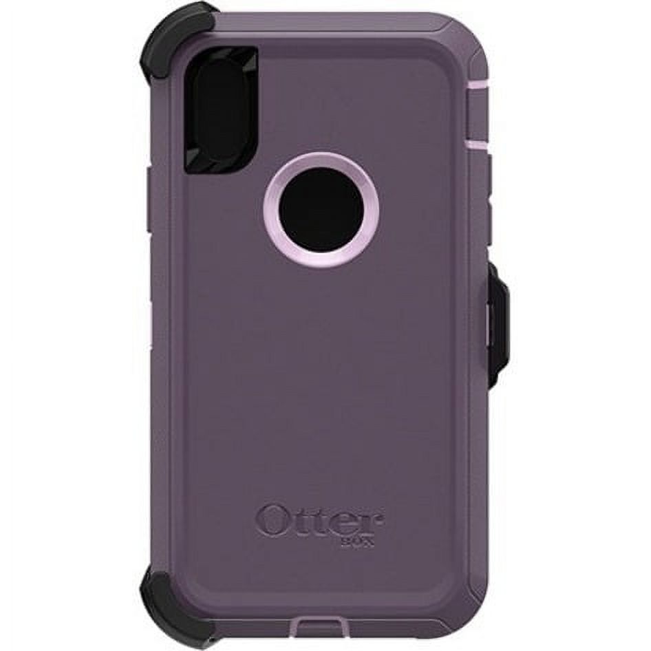 OtterBox Defender Carrying Case (Holster) Apple iPhone XR Smartphone, Purple Nebula