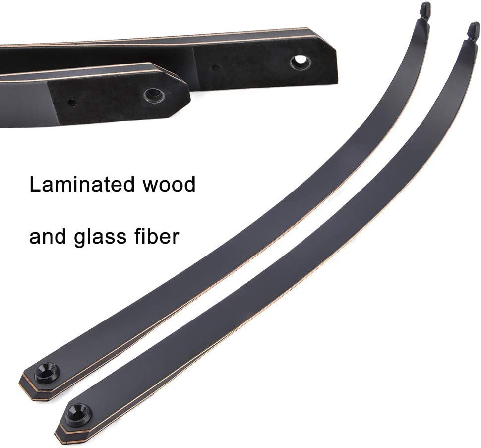 A.M.E 60" Takedown Recurve Bow Adult Archery Hunting Shooting Target Practice 25-60lbs