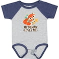 thumbnail image 3 of Inktastic Memaw Loves Me Fox Grandchild Boys or Girls Baby Bodysuit, 3 of 5