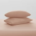 thumbnail image 3 of Nestl Twin XL Sheets Sets, 3 Piece 1800 Series Deep Pocket Twin XL Dorm Bedding, Peach, 3 of 10