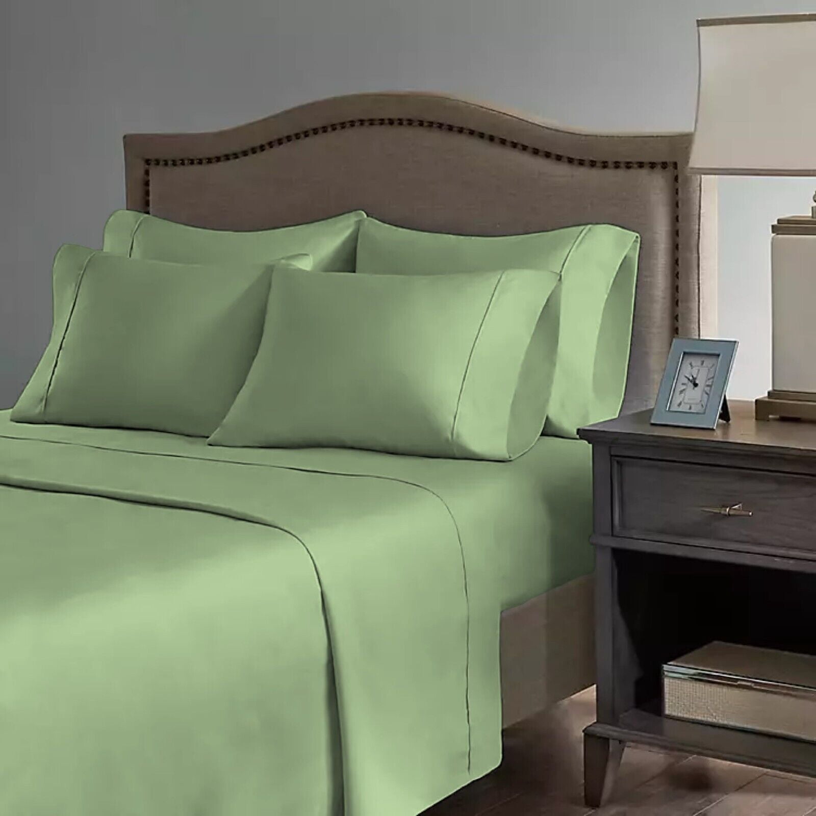 6 Piece Premium Bamboo Sheet Set, Deep Pockets, 50 Colors, 2200 Count, Soft