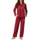 thumbnail image 1 of Conjuntos de lounge para mujeres INSPIRE CHIC, camisetas de manga larga con estampado de gatos y pantalones, pijamas con bolsillos S rojo, 1 of 6