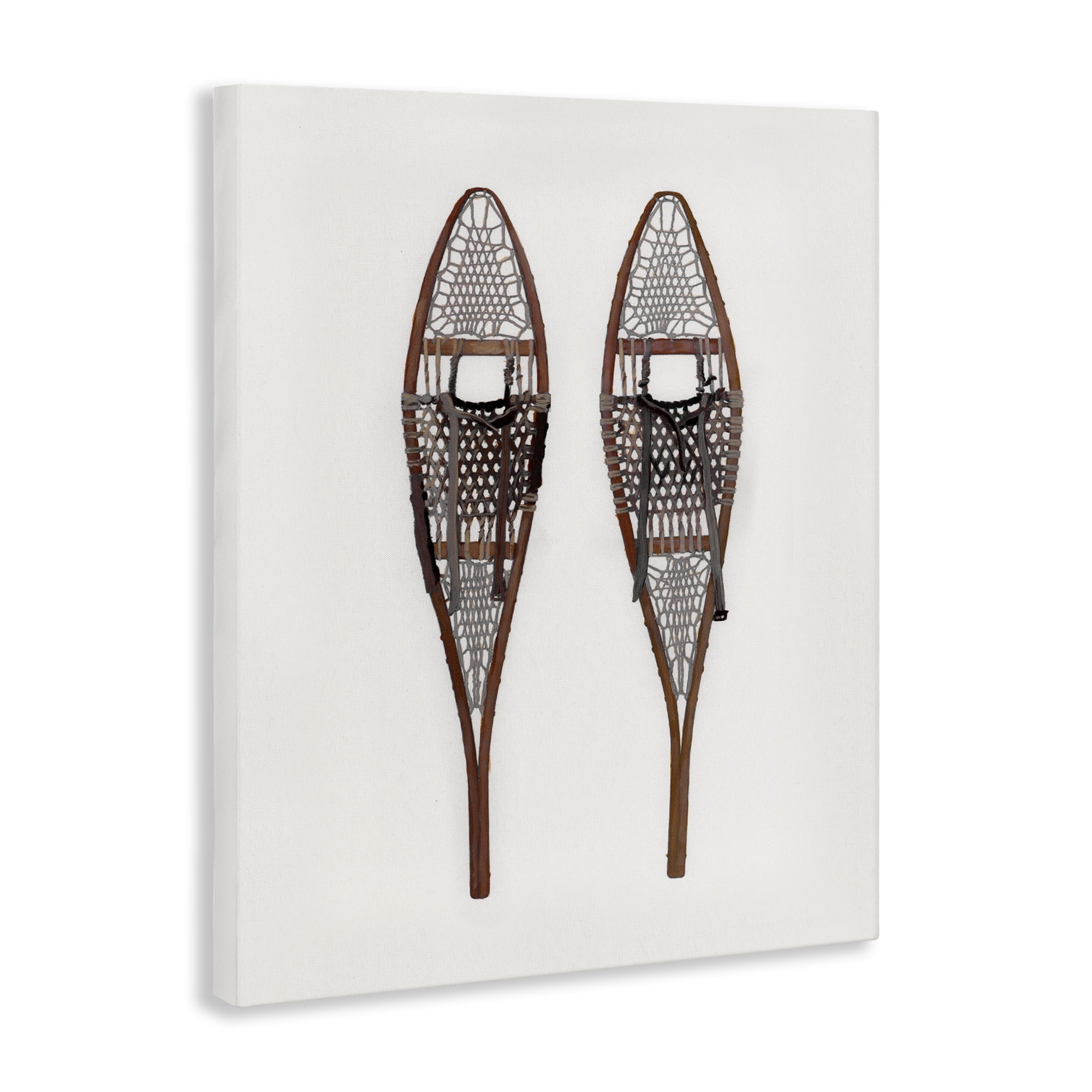 Stupell Industries Minimal Winter Snow Shoes Sports Painting Gallery Wrapped Canvas Art Prints Wall Art, 30 x 40