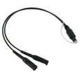 thumbnail image 1 of Optical Optical Audio Cable 1 in 2 Out Male to Female SPDIF Fiber Optic Splitter Connection Cord for Digital Power Amplifier Stereo, 1 of 7