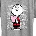 thumbnail image 3 of Peanuts - Charlie Brown Xoxo - Women's Short Sleeve Graphic T-Shirt, 3 of 6