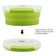 thumbnail image 4 of 800ml Round Silicone Bento Box, Foldable, Microwaveable (Light Green), 4 of 4