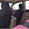 thumbnail image 4 of Flying Banner Car Seat Covers Protectors Full Set Synthetic Leather Front Pair Pink, 4 of 6