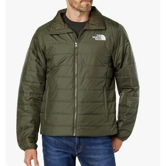 The North Face Men's Flare 2 Insulated 550-Down Full Zip Puffer Jacket NEW TAUPE GREEN MEDIUM