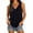 Black, variant on Womens Summer Tops Boho - Loose Fit V Neck Crochet Knit Sleeveless Sweater Vest with Hollow Out Detail for Beach Party and Everyday Style,Khaki One Size